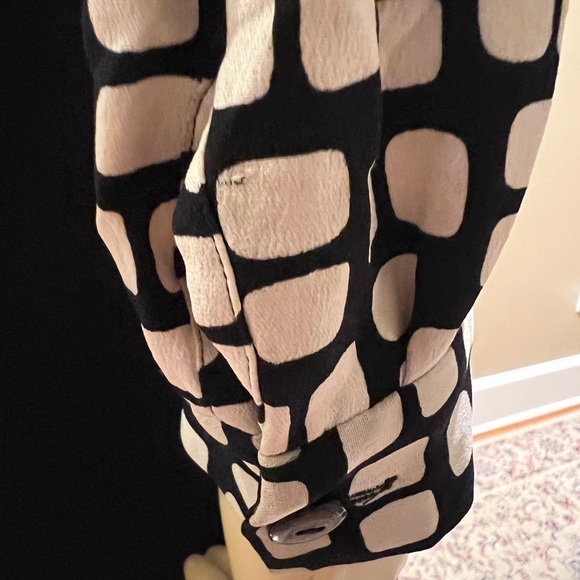 Danna Buchman 100% Silk Front Zipper Blouse - Picture 4 of 7